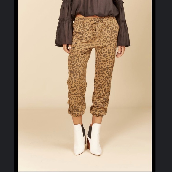 Vintage Havana Pants & Jumpsuits Vintage Havana Brown Animal Print